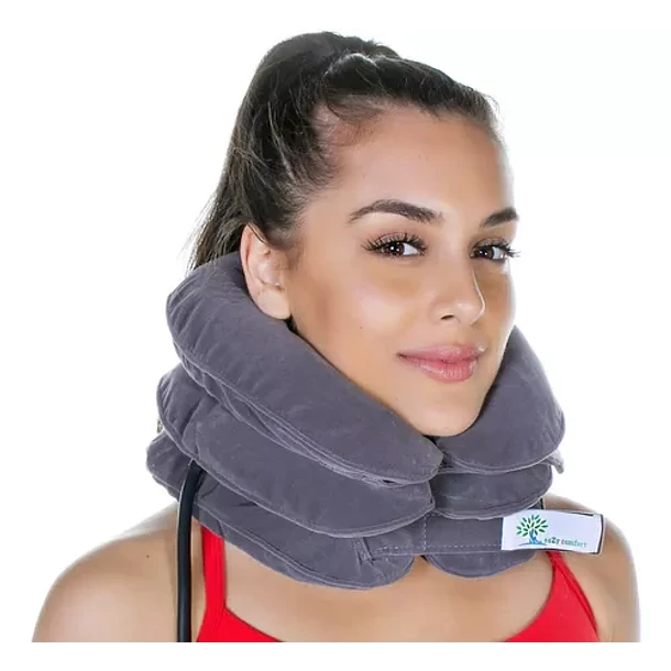 Almohada ortopédica inflable para el cuello