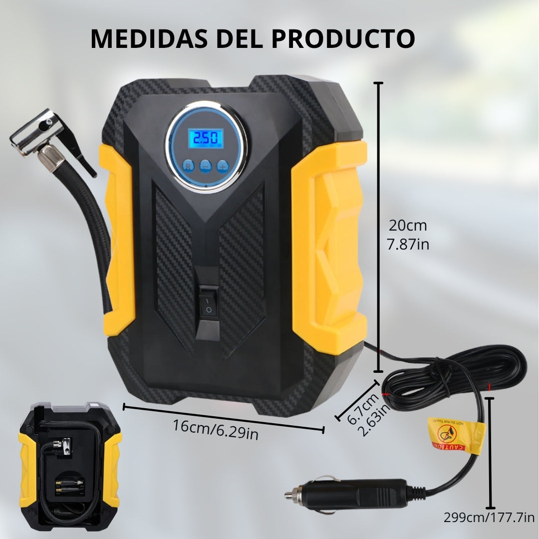 COMPRESOR PORTATIL DE AIRE DIGITAL AUTO