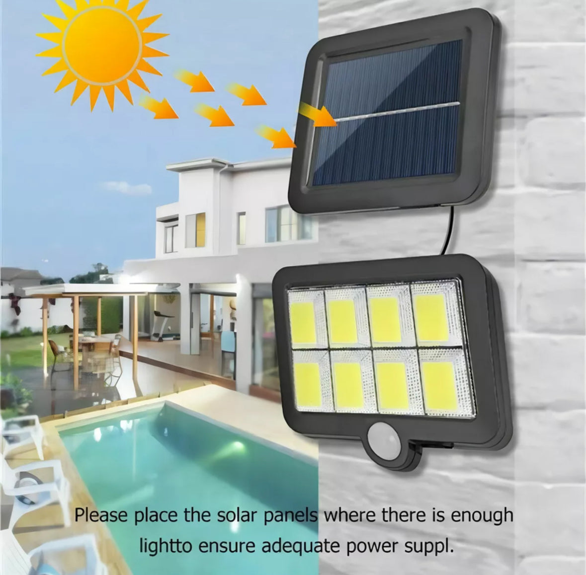 Foco Solar Exterior Foco Led 100 Watts