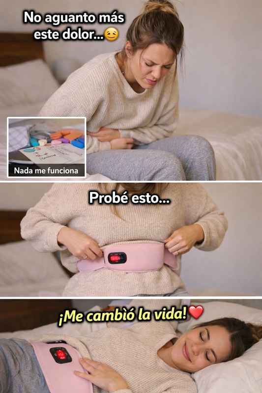 Cinturón térmico para cólicos menstruales